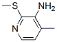 225941-99-1,3-Pyridinamine,  4-methyl-2-(methylthio)-