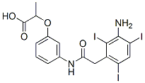22708-54-9,2-[3-[[2-(3-amino-2,4,6-triiodo-phenyl)acetyl]amino]phenoxy]propanoic acid