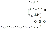 22816-64-4,8-hydroxy-5-methylquinolinium decyl sulphate