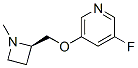 228867-33-2,Pyridine, 3-fluoro-5-[[(2R)-1-methyl-2-azetidinyl]methoxy]- (9CI)
