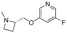 228867-35-4,Pyridine, 3-fluoro-5-[[(2S)-1-methyl-2-azetidinyl]methoxy]- (9CI)
