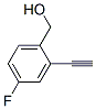229028-02-8,Benzenemethanol, 2-ethynyl-4-fluoro- (9CI)