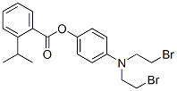 22954-14-9,[4-(bis(2-bromoethyl)amino)phenyl] 2-propan-2-ylbenzoate