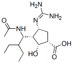 229614-56-6,(1S,2R,3R,4R)-3-[(1S)-1-acetamido-2-ethyl-butyl]-4-(diaminomethylideneamino)-2-hydroxy-cyclopentane-1-carboxylic acid