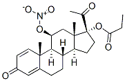 23074-99-9,11beta,17-dihydroxypregna-1,4-diene-3,20-dione 11-nitrate 17-propionate