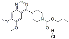 23256-26-0,2-methylpropyl 4-(6,7-dimethoxyquinazolin-4-yl)piperazine-1-carboxylate hydrochloride