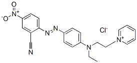 23258-43-7,1-[2-[[4-[(2-cyano-4-nitrophenyl)azo]phenyl]ethylamino]ethyl]pyridinium chloride