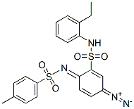 23311-75-3,N-[4-diazo-2-[[(2-ethylphenyl)amino]sulphonyl]cyclohexa-2,5-dien-1-ylidene]-p-toluenesulphonamide