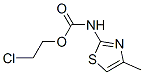 233756-28-0,Carbamic  acid,  (4-methyl-2-thiazolyl)-,  2-chloroethyl  ester  (9CI)