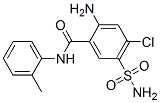23380-54-3,2-amino-5-(aminosulphonyl)-4-chloro-N-(o-tolyl)benzamide