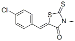 23517-83-1,5-[1-(4-CHLORO-PHENYL)-METH-(Z)-YLIDENE]-3-METHYL-2-THIOXO-THIAZOLIDIN-4-ONE