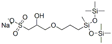 23531-54-6,sodium 2-hydroxy-3-[3-[1,3,3,3-tetramethyl-1-[(trimethylsilyl)oxy]disiloxanyl]propoxy]propane-1-sulphonate