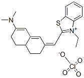 235782-02-2,2-([7-(DIMETHYLAMINO)-4,4A,5,6-TETRAHYDRO-2(3H)-NAPHTHALENYLIDENE]METHYL)-3-ETHYL-1,3-BENZOTHIAZOL-3-IUM PERCHLORATE