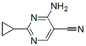 23662-47-7,5-Pyrimidinecarbonitrile,  4-amino-2-cyclopropyl-