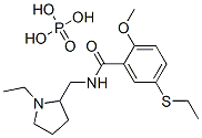 23694-15-7,N-[(1-ethylpyrrolidin-2-yl)methyl]-5-(ethylthio)-2-methoxybenzamide phosphate