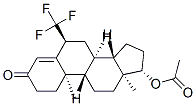 2386-05-2,[(6S,8R,9S,10R,13S,14S,17S)-10,13-dimethyl-3-oxo-6-(trifluoromethyl)-1 ,2,6,7,8,9,11,12,14,15,16,17-dodecahydrocyclopenta[a]phenanthren-17-yl ] acetate