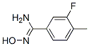 238742-80-8,3-FLUORO-4-METHYLBENZAMIDE OXIME