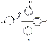 2390-22-9,1-methyl-4-[3,3,3-tris(4-chlorophenyl)propionyl]piperazine