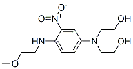 23920-15-2,1-[(2'-Methoxyethyl)amino]-2-nitro-4-[di-(2'-hydroxyethyl)amino]benzene