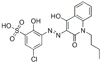 24014-78-6,3-[(1-butyl-1,2-dihydro-4-hydroxy-2-oxo-3-quinolyl)azo]-5-chloro-2-hydroxybenzenesulphonic acid