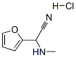 24026-94-6,alpha-(methylamino)furan-2-acetonitrile, monohydrochloride