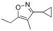 24106-63-6,Isoxazole, 3-cyclopropyl-5-ethyl-4-methyl- (8CI)