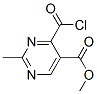 241470-00-8,5-Pyrimidinecarboxylic acid, 4-(chlorocarbonyl)-2-methyl-, methyl ester (9CI)