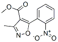 24290-22-0,4-Isoxazolecarboxylicacid,3-methyl-5-(o-nitrophenyl)-,methylester(8CI)