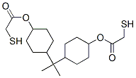 24293-41-2,(1-methylethylidene)di-4,1-cyclohexanediyl bis(mercaptoacetate)