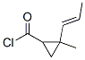 244203-16-5,Cyclopropanecarbonyl chloride, 2-methyl-2-(1-propenyl)- (9CI)