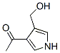 24445-13-4,Ethanone, 1-[4-(hydroxymethyl)-1H-pyrrol-3-yl]- (9CI)