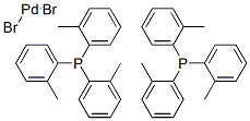 24554-43-6,Dibromobis(tri-ortho-tolyphosphine)palladium(II)