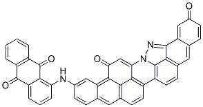2459-82-7,3-[(9,10-dioxo-9,10-dihydro-1-anthryl)amino]-5,10-dihydroanthra[2,1,9-mna]benz[6,7]indazolo[2,3,4-fgh]acridine-5,10-dione
