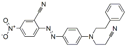 24610-00-2,2-[[4-[(2-cyanoethyl)(2-phenylethyl)amino]phenyl]azo]-5-nitrobenzonitrile