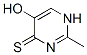 24611-14-1,4(1H)-Pyrimidinethione, 5-hydroxy-2-methyl- (8CI,9CI)
