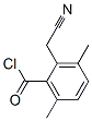 24634-05-7,Benzoyl chloride, 2-(cyanomethyl)-3,6-dimethyl- (8CI)