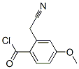 24634-12-6,p-Anisoyl chloride, 2-(cyanomethyl)- (8CI)