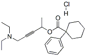 24642-38-4,5-diethylaminopent-3-yn-2-yl 1-phenylcyclohexane-1-carboxylate hydrochloride