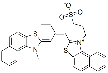 24687-33-0,2-[2-[(1-methylnaphtho[1,2-d]thiazol-2(1H)-ylidene)methyl]-1-butenyl]-1-(3-sulphonatopropyl)naphtho[1,2-d]thiazolium