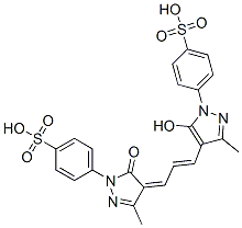 24704-54-9,p-[4,5-dihydro-4-[3-[5-hydroxy-3-methyl-1-(4-sulphophenyl)-1H-pyrazol-4-yl]allylidene]-3-methyl-5-oxo-1H-pyrazol-1-yl]benzenesulphonic acid