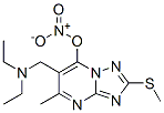 24715-68-2,6-[(diethylamino)methyl]-5-methyl-2-(methylthio)-s-triazolo[1,5-a]pyrimidin-7-yl mononitrate