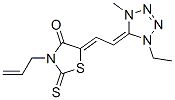 24738-19-0,3-allyl-5-[(1-ethyl-1,4-dihydro-4-methyl-5H-tetrazol-5-ylidene)ethylidene]-2-thioxothiazolidin-4-one