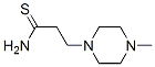 24812-55-3,1-Piperazinepropionamide,4-methylthio-(8CI)