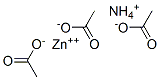 24846-92-2,acetic acid, ammonium zinc salt