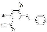 24958-42-7,2-Bromo-4-methoxy-5-benzyloxybenzoic acid
