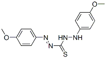 2502-94-5,3-[(4-methoxyphenyl)amino]-1-(4-methoxyphenyl)imino-thiourea