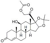 25092-24-4,11beta,21-dihydroxy-16alpha,17-(isopropylidenedioxy)pregn-4-ene-3,20-dione 21-acetate