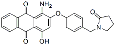 25177-16-6,1-amino-4-hydroxy-2-[[alpha-(2-oxo-1-pyrrolidinyl)-p-tolyl]oxy]anthraquinone