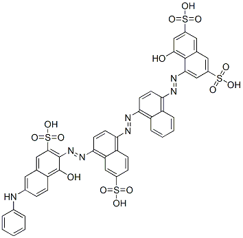 25180-11-4,4-hydroxy-5-[[4-[[4-[[1-hydroxy-6-(phenylamino)-3-sulpho-2-naphthyl]azo]-6-sulphonaphthyl]azo]naphthyl]azo]naphthalene-2,7-disulphonic acid