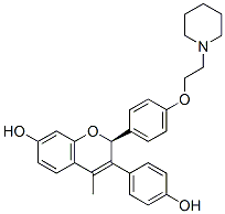 252555-01-4,(2S)-3-(4-hydroxyphenyl)-4-methyl-2-[4-[2-(1-piperidyl)ethoxy]phenyl]-2H-chromen-7-ol